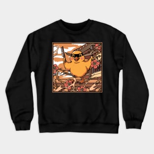 Weird Ninja Duck Crewneck Sweatshirt